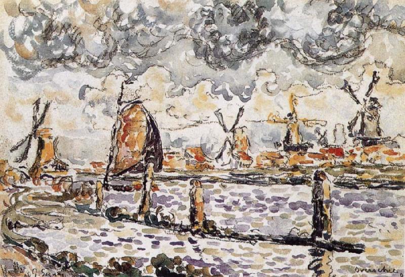 Paul Signac Abstract oil painting picture